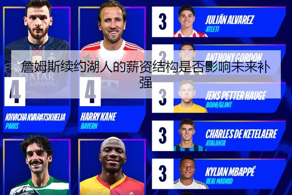 詹姆斯续约湖人的薪资结构是否影响未来补强